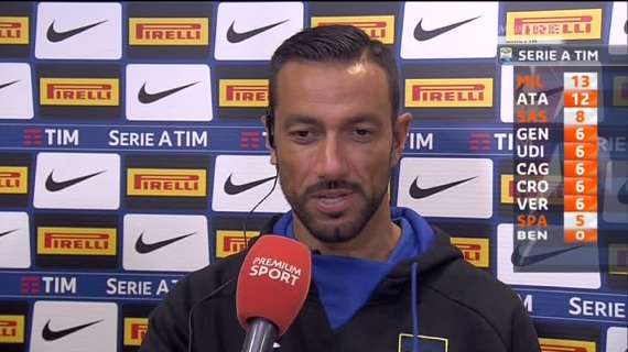 Quagliarella a PS: "Spalletti mi ha detto che sono un rompiscatole. Inter messa bene in campo"