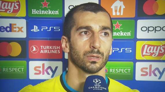 Mkhitaryan a Sky: "Abbiamo giocato benissimo e meritavamo di vincere, ma è solo il primo passo"