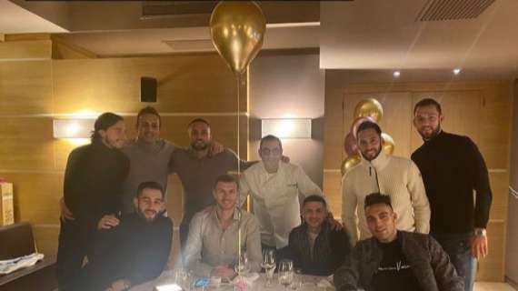 Nerazzurri sempre più uniti: cena di gruppo per campioni d'Italia