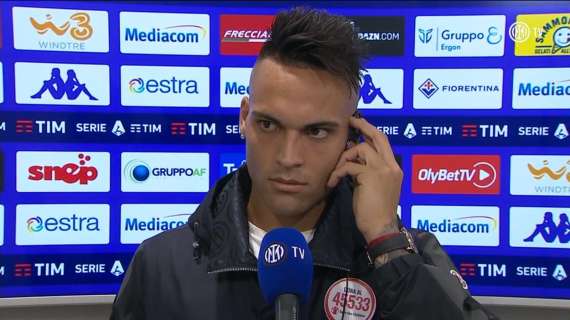 Lautaro a ITV: "Il rigore? Avevo fiducia. Importante vincere prima della Champions"