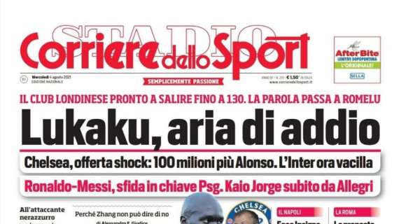 Prima CdS - Lukaku, aria di addio