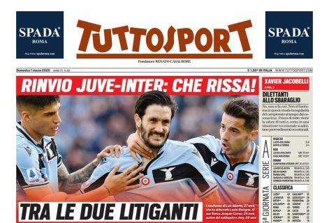 Prima TS - Rinvio Juve-Inter, che rissa! Tra le due litiganti, la Lazio gode