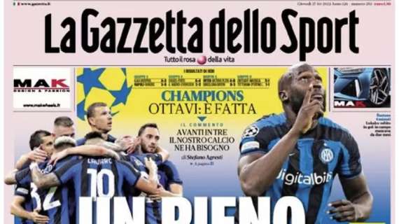 Prima GdS - Un pieno di Inter: è festa nerazzurra. E Zhang rilancia: "Non vendo e tengo Skriniar"