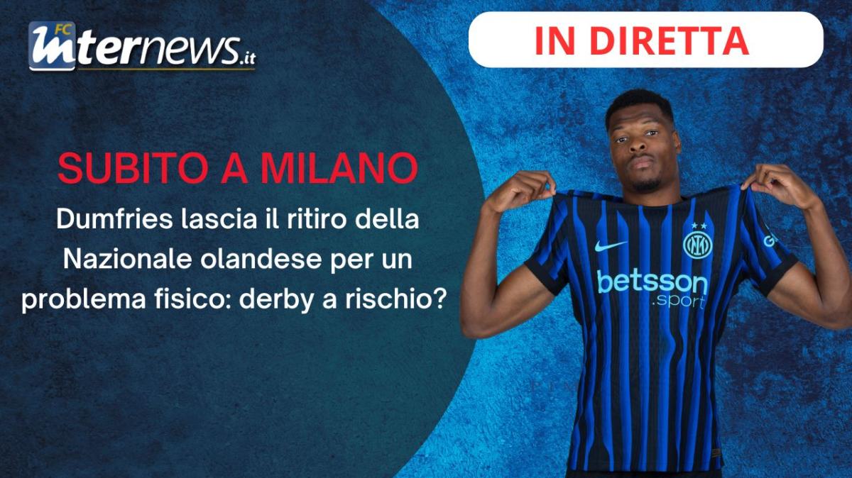 Rivivi la diretta! INFORTUNIO DUMFRIES, cosa è SUCCESSO e cosa FILTRA per il DERBY. LAUTARO show con l'ARGENTINA