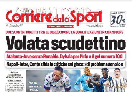 Prima CdS - Volata scudettino. Napoli-Inter, Conte sfida le critiche sul gioco