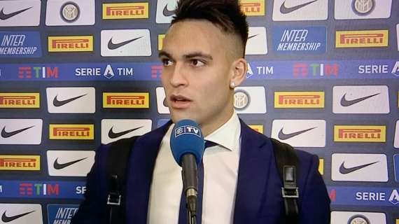 Lautaro a InterTV: "Siamo uniti, oggi abbiamo dimostrato carattere e gioco di squadra. Ora pensiamo al derby"