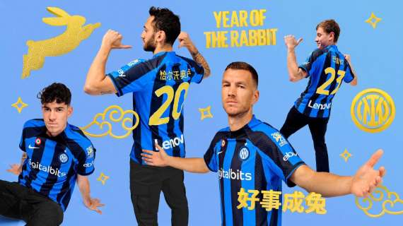 Si avvicina il Capodanno cinese: pronte le maglie speciali dell'Inter per l'anno del Coniglio