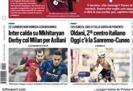 Prima TS - Inter calda su Mkhitaryan, derby col Milan per Asllani