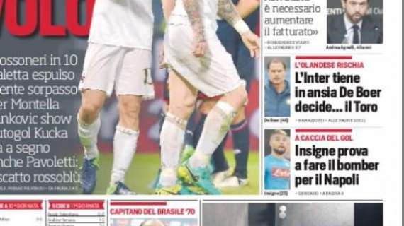 Prima CdS - L'Inter tiene in ansia FdB: decide... il Toro