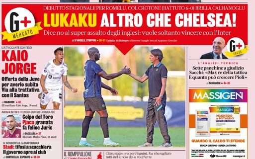 Prima GdS - Lukaku, altro che Chelsea: vuole vincere con l’Inter