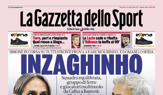 Prima GdS - Inzaghinho. Simone in corsa su tutti i fronti prova a fare Mourinho