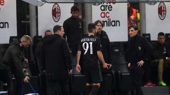 Milan, Bertolacci tenta il recupero per il derby