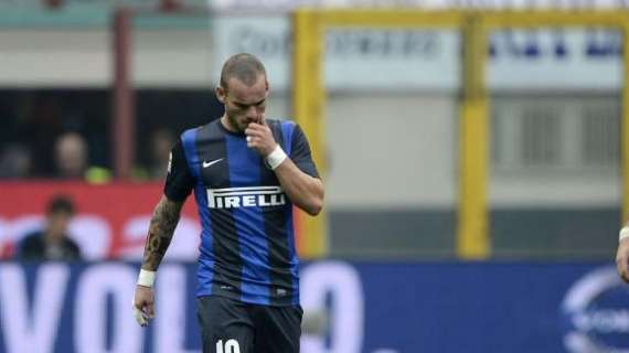 Sneijder, stiramento di 2° grado. I match che salta...