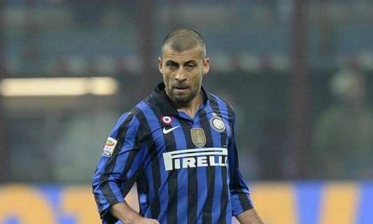 Walter Samuel al lavoro per la Champions