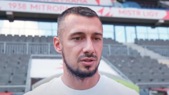 Slavia Praga, Schranz: "Mi piacerebbe segnare di nuovo a San Siro, magari con un risultato migliore"