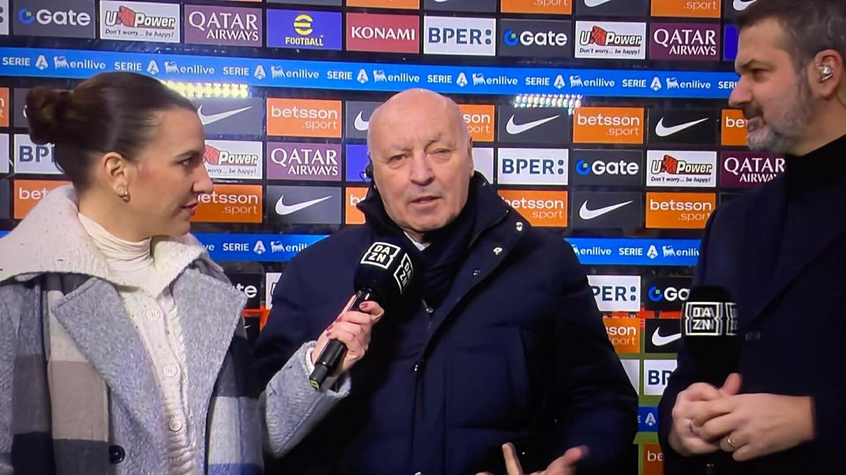 Marotta: "Con Conte ci siamo salutati. Esterno destro? Non è facile trovare un profilo da Inter a gennaio"