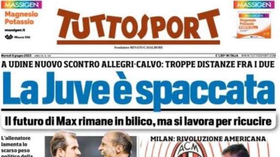 Prima TS - La Juve è spaccata. E Cardinale silura Maldini dal Milan