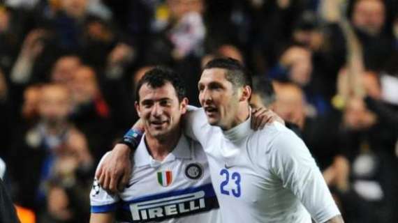 Stankovic e Materazzi all'All Star Game ad Assago