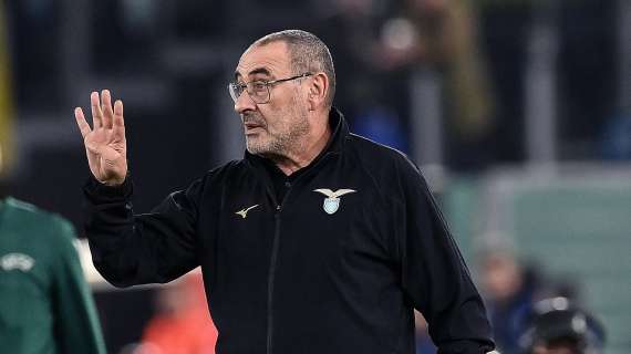 Lazio, Sarri: "Valutazioni di formazione in vista dell'Inter? No, penso all'Atletico. Nerazzurri nettamente superiori"