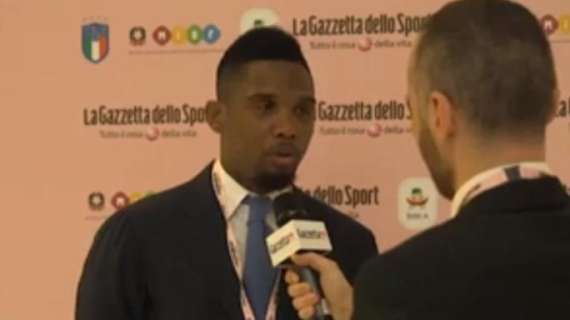 Eto'o: "Seguo sempre l'Inter, domenica tiferò perché batta l'Empoli"