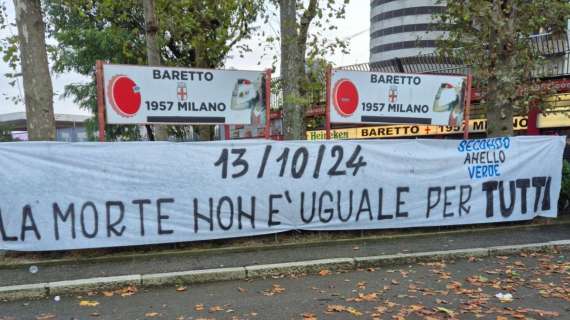 Tifosi Foggia scomparsi, ultras uniti contro la FIGC: anche la Nord aderisce. Esposto striscione a San Siro