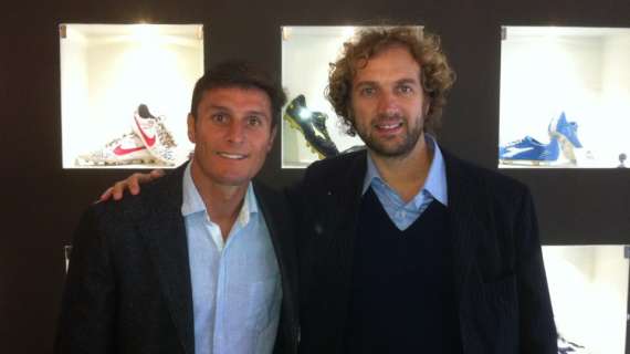 FOTO - Con Zanetti al Botinero c'è Facchetti junior