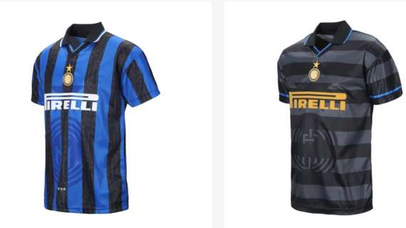 L’Inter punta sul vintage: in vendita le maglie della stagione 1997/98