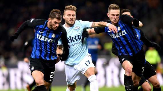 Inter-Lazio - Icardi troppo solo, l'out di destra funziona grazie a Cancelo. Lazio, cambi impattanti