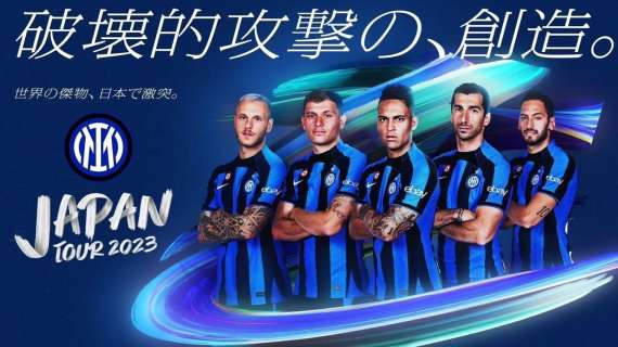 Inter in Giappone, nella notte di mercoledì 26 conferenza stampa e allenamento a Osaka