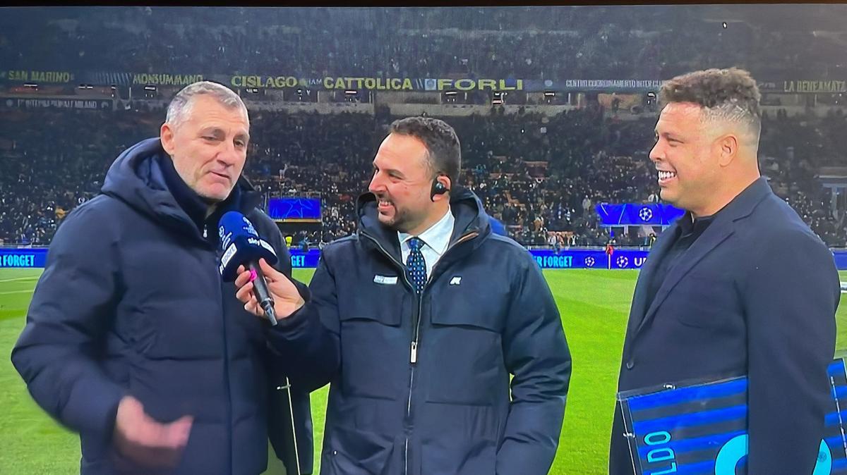 Ronaldo: "I tifosi dell'Inter sono importanti per me, bello ricevere questo affetto". Vieri:  "Pio e Thuram sono molto bravi"