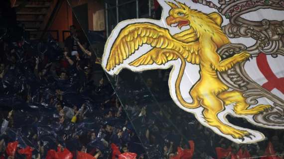 Genoa, possibile seguito di un migliaio di tifosi con l'Inter