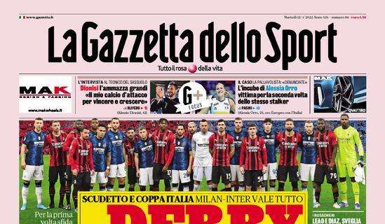 Prima GdS - Il derby più lungo del mondo: scudetto e Coppa Italia, Milan-Inter vale tutto