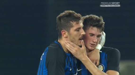 Jovetic-gol fa felice Spalletti e Zhang: l'Inter batte il Lione 1-0