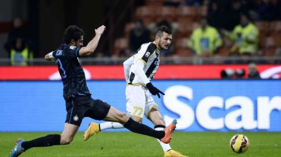 Opta - Inter-Udinese: i precedenti negli scontri diretti