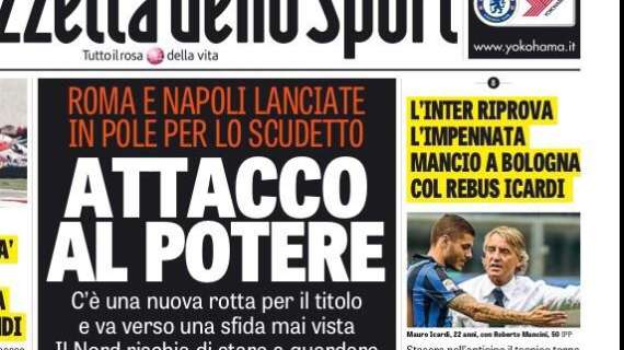 Prime Pagine - Icardi e l'Inter cercano di rilanciarsi a Bologna. Mancini pensa a Palacio per l'attacco