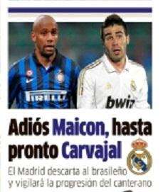 Marca - Mourinho dice no a Maicon: l'ingaggio e...