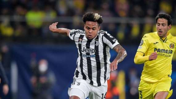 Juve in ansia: McKennie ko nel match col Villarreal dopo uno scontro con Estupinan