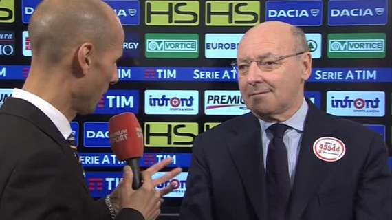 Marotta prevede: "L'Inter arriverà nei primi tre posti, ma il Napoli è più avanti"