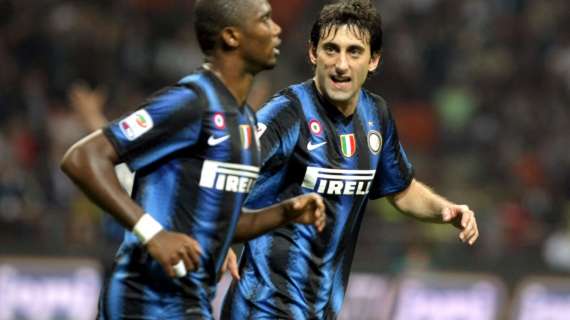 I gol nel 2010 nerazzurro: Eto'o supera Milito