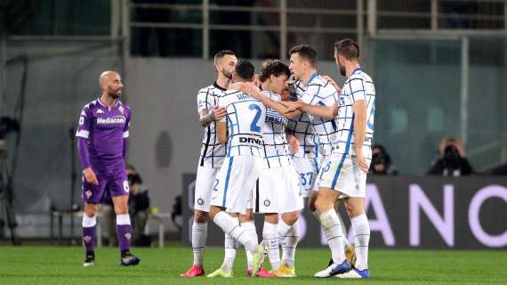 GdS - Barella scatenato, l'Inter domina la Fiorentina: Conte è a +1 dal Milan e ora pensa alla Juventus