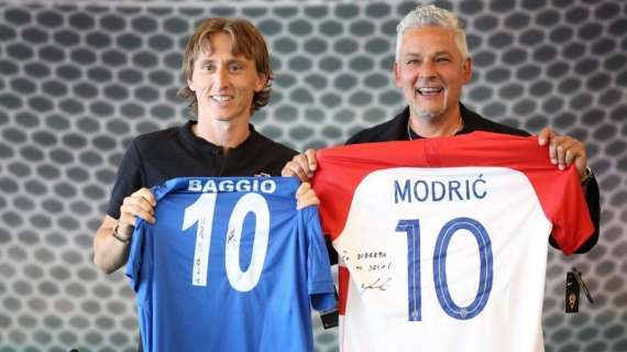 Baggio e Modric, incontro tra Palloni d'oro ad Abbazia in Croazia