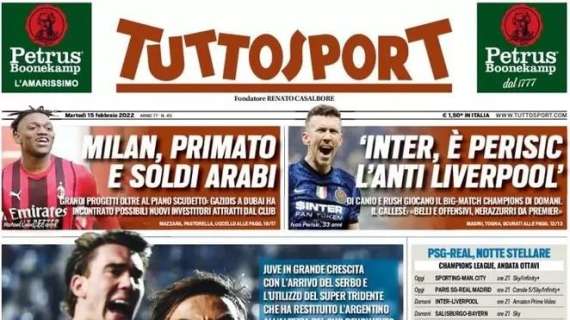 Prima TS - "Inter, è Perisic l'anti Liverpool": Di Canio e Rush giocano il big match di Champions