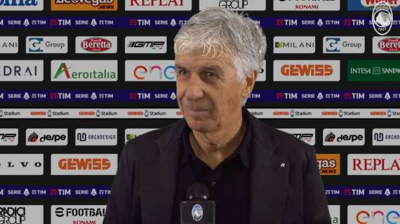 Gasperini: "Non era facile mettere l’Inter in difficoltà. Siamo stati sfortunati ma il risultato va accettato"