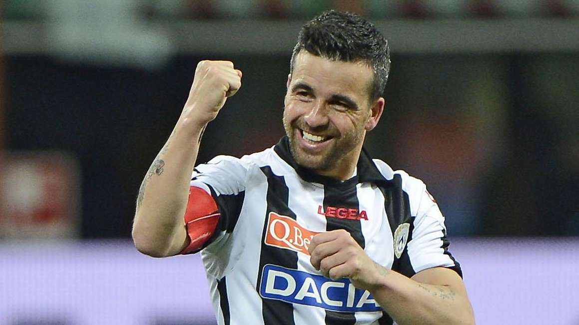 Di Natale: "Ringrazio i tifosi dell'Inter per la standing-ovation. Se penso al ritiro? Vediamo, non so"