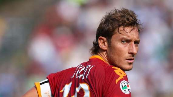 Totti sta meglio, ma può solo guardare Inter-Roma