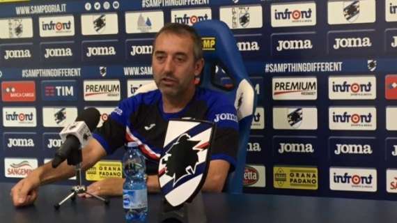 Samp, Giampaolo in conferenza: "Io abbonato per vedere questa Inter? Da anarchici sono diventati squadra"