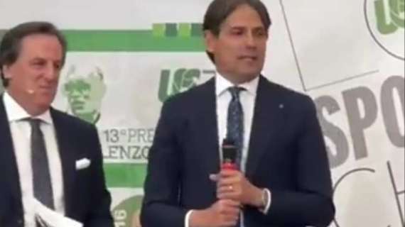 Premio 'Enzo Bearzot' a Inzaghi: "Spero di vincere ancora all'Inter. Futuro? Non ci saranno problemi a continuare"