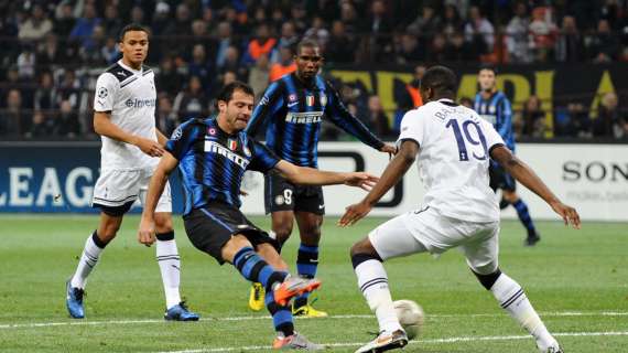 Il gol di Stankovic nel 4-3 dell&#039;Inter al Tottenham, unica vittoria europea per l&#039;Italia