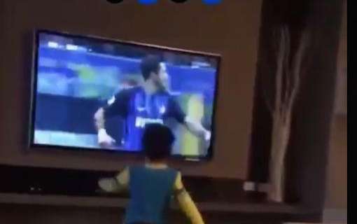 Eder e il figlio: "Il mio fan numero uno"