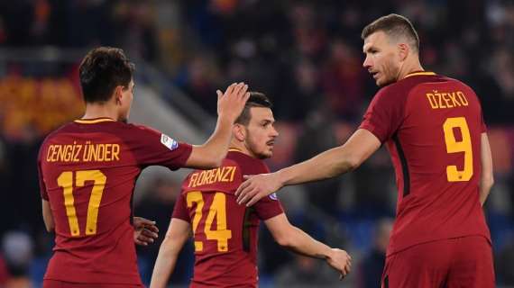 La Roma trema, poi dilaga: col Benevento è 5-2